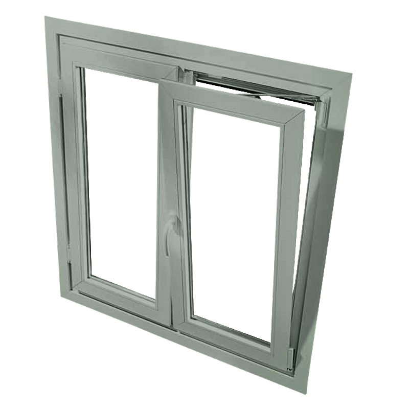 Fenêtre aluminium cintrée 1 vantail